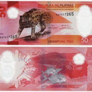 Filipinas - 2025 - 50 Piso - Polímero - Unc