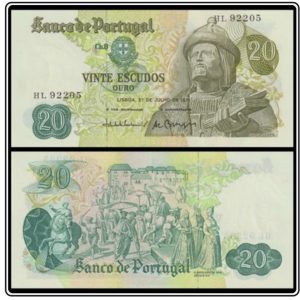Portugal - 1971 - 20 Escudos - Unc