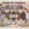 Uganda - 1973 - 10 Shillings - Idi Amin - Muy escaso - Unc
