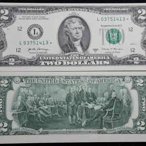 Estados Unidos - 2017 - 2 Dólares Reposición / Star Note - Unc