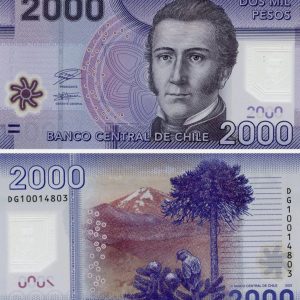Chile - 2021 - 2000 Pesos - Polímero - Unc