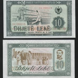 Albania - 1976 - 10 Leke - Unc