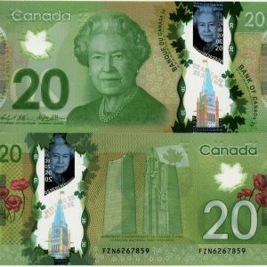 Canadá - 2015 - 20 Dólares - Polímero - Unc