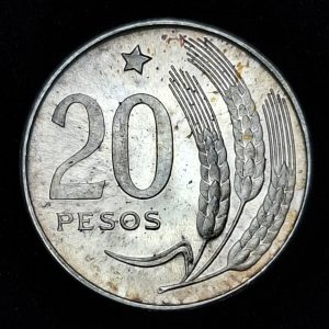 Uruguay - 1968 - 20 Pesos - ENSAYO * - Plata ø 21.5mm KM# Pn84 - CG## E23