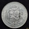 Perú - 1880 YJ - 1 Sol - Plata 0.900, 25g, ø 37mm KM# 196 - ##