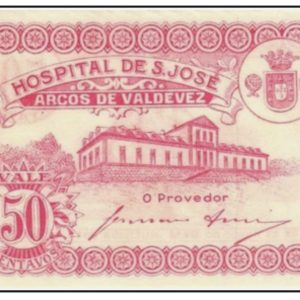 Portugal - 1920 - 50 Centavos - Hospital de San José - Dinero de EMERGENCIA - Unc