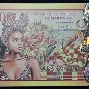 Guadaloupe y Martinica - 2021 - 1000 Francos - Billete Inusual - Unc