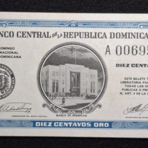 República Dominicana - 1961 - 10 Centavos - A/Unc n0069597