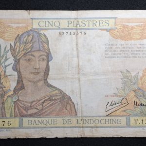 Indochina - 1932 / 49 - 5 Piastres