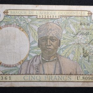 Africa Occidental - 1941 - 5 Francos