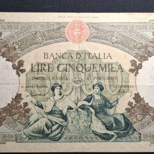 Italia - 1947 - 5.000 Liras - Muy escaso