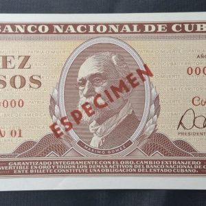 Cuba - 1978 - 10 Pesos - Espécimen - Unc
