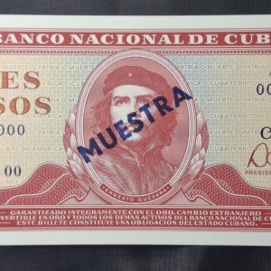 Cuba - 1983 - 3 Pesos - Muestra - Unc