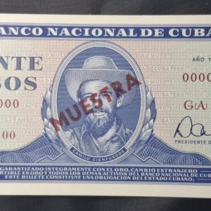 Cuba - 1983 - 20 Pesos - Muestra - Unc