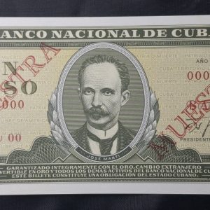 Cuba - 1988 - 1 Peso - Muestra - Unc