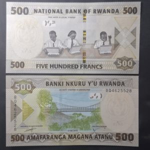 Ruanda - 2019 - 500 Francos - Unc