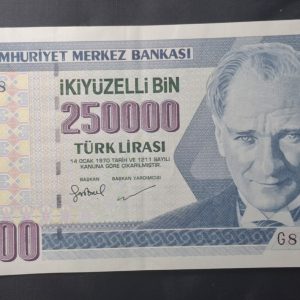 Turquía - 1998 - 250000 Liras - AU