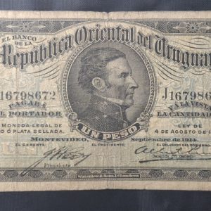 Uruguay - 1914 - 1 Peso - J16798672 - F