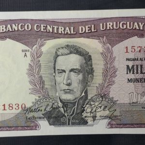 Uruguay - 1967 - 1000 Pesos - C.R.# 9.A.7 - No común - AU
