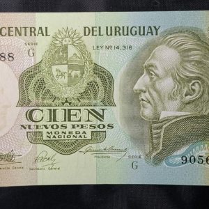 Uruguay - 1987 - 100 Nuevos Pesos - C.R.# 21GR - Reposición - Unc