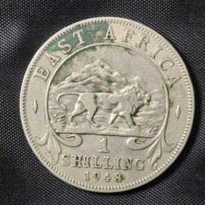 África del Este - 1948 - 1 Schilling - Km# 31 - Níquel - VF