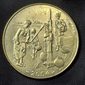 África del Oeste - 2004 - 10 Francos - Km# 10 - Bronce - BU