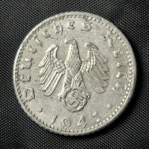 Alemania - 1941 A - 50 Pfennig - Tercer Reich - Época Nazi - Aluminio - VF