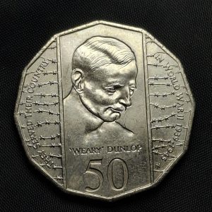 Australia - 1995 - 50 Cents - Km#294 - 50 Anv. Final de la II Guerra Mundial - Níquel- XF