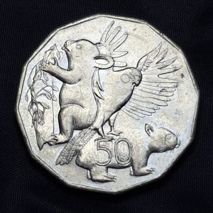 Australia - 2004 - 50 Cents - Km#694 - Fauna Australiana - Níquel - XF