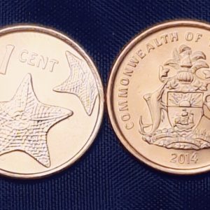 Bahamas - 2014 - 1 Cent - Cobre - BU