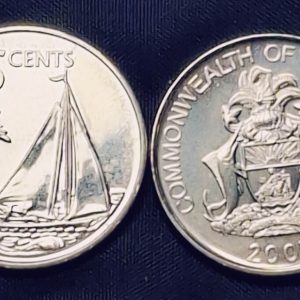 Bahamas - 2015 - 25 Cents - Acero - BU