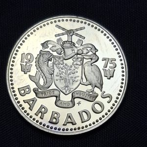 Barbados - 1975 - 25 Cents - Km#13 - Solo 20000 acuñadas - Níquel - Proof