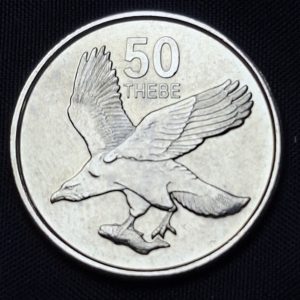 Botswana - 2013 - 50 Thebe - Acero - Unc