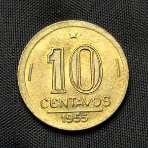 Brasil - 1955 - 10 Centavos - Bronce - Unc