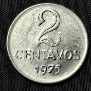 Brasil - 1975 - 2 Centavos - Acero - Unc