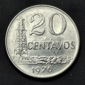Brasil - 1976 - 20 Centavos - Acero - Unc