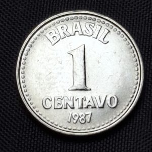 Brasil - 1987 - 1 Centavo - Acero - Unc