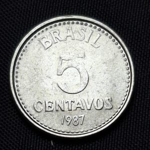 Brasil - 1987 - 5 Centavos - Acero - Unc