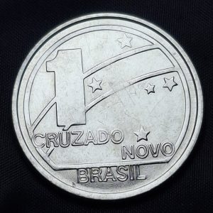 Brasil - 1989 - 1 Cruzado Nuevo - Acero - Unc