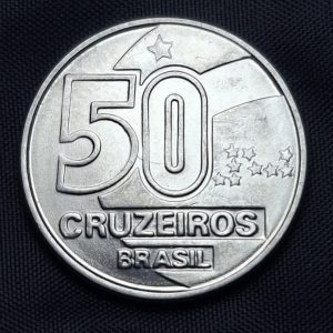 Brasil - 1990 - 50 Cruzeiros - Acero - Unc