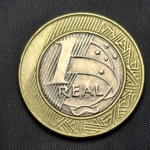 Brasil - 1998 - 1 Real - Bimetal - XF