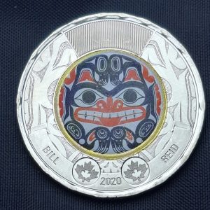 Canadá - 2020 - 2 Dólares - Bill Reid - Color - Bimetal - BU