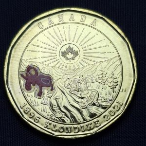 Canadá - 2021 - 1 Dólar - Klondike - Color - Bronce - BU