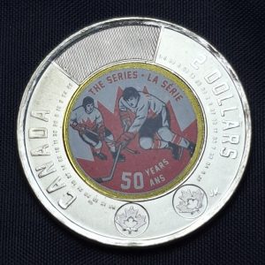 Canadá - 2022 - 2 Dólares - Hockey - Color - Bimetal - BU