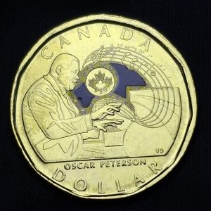 Canadá - 2022 - 1 Dólar - Oscar Petersen - Color - Bronce - BU