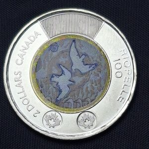 Canadá - 2023 - 2 Dólares - J.P.Riopelle - Color - Bimetal - BU
