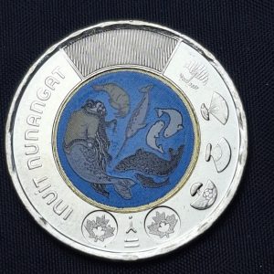Canadá - 2024 - 2 Dólares - Nunangat Inui - Color - Bimetal - BU