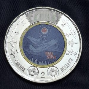 Canadá - 2024 - 2 Dólares - Fuerza Aérea - Color - Bimetal - BU