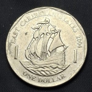 Caribe del Este – 2004 – 1 Dólar – Km#39 – Níquel - XF