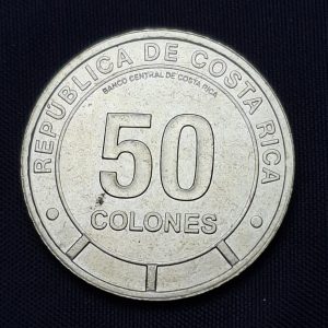Costa Rica - 2023 - 50 Colones - Mariposa - Níquel - Unc